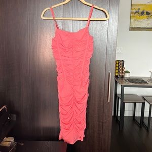 Marciano ruched pink bandage